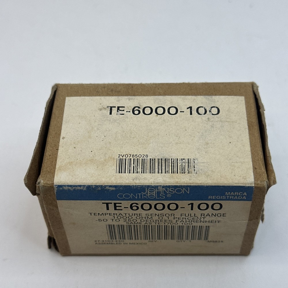 Johnson Controls TE-6000-100, Same As TE-1700-100