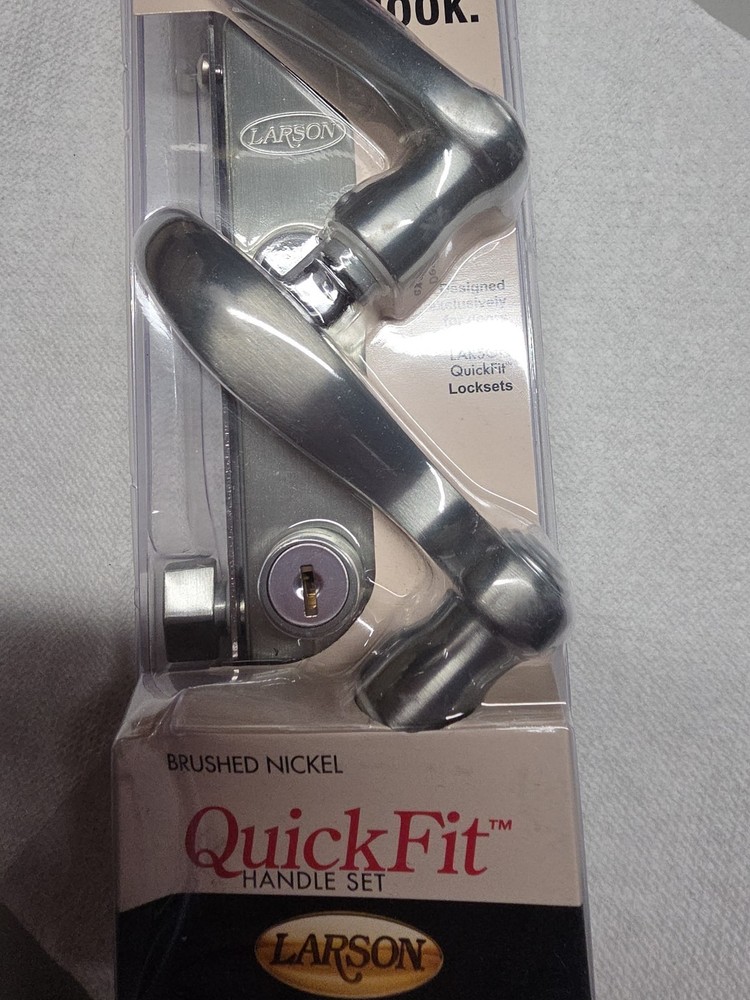 Larson Brushed Nickel Quickfit Handle Set