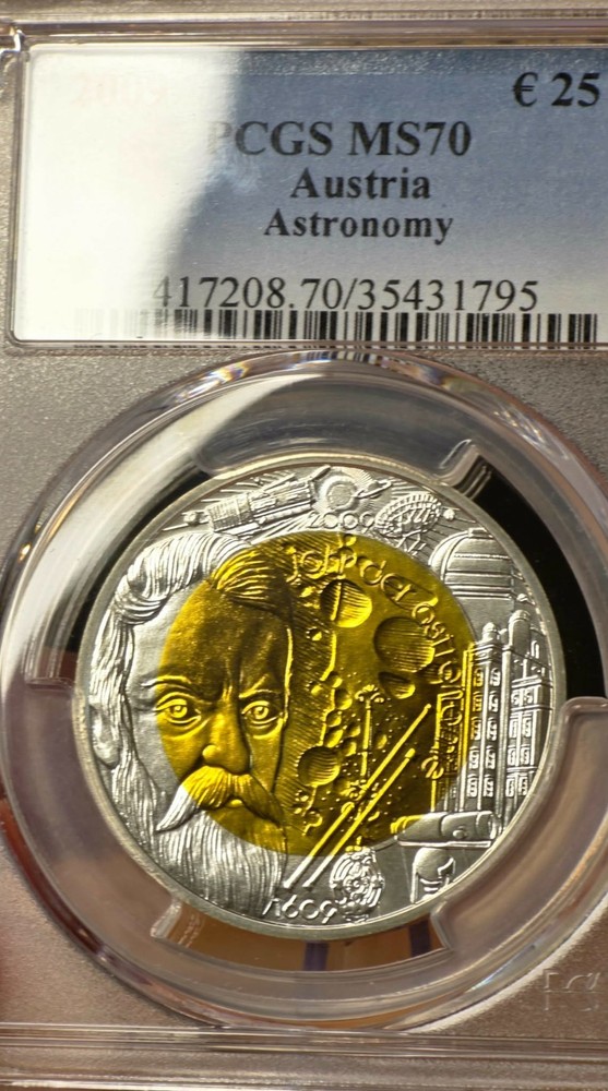 2009 Austria Astronomy ~ PCGS MS70