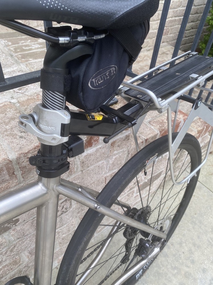 Topeak MTX Beam Rack, Trunk Bag, Side Frame used