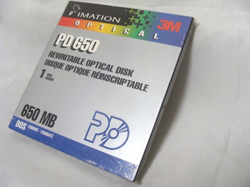 IMATION 46709 3M PD650 REWRITABLE OPTICAL DISK 650MB