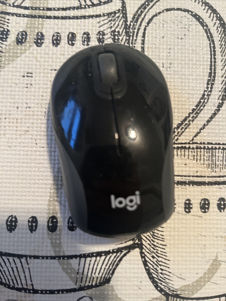 Logitech MR0072 Logi Gray & Black MOUSE No USB Doggle