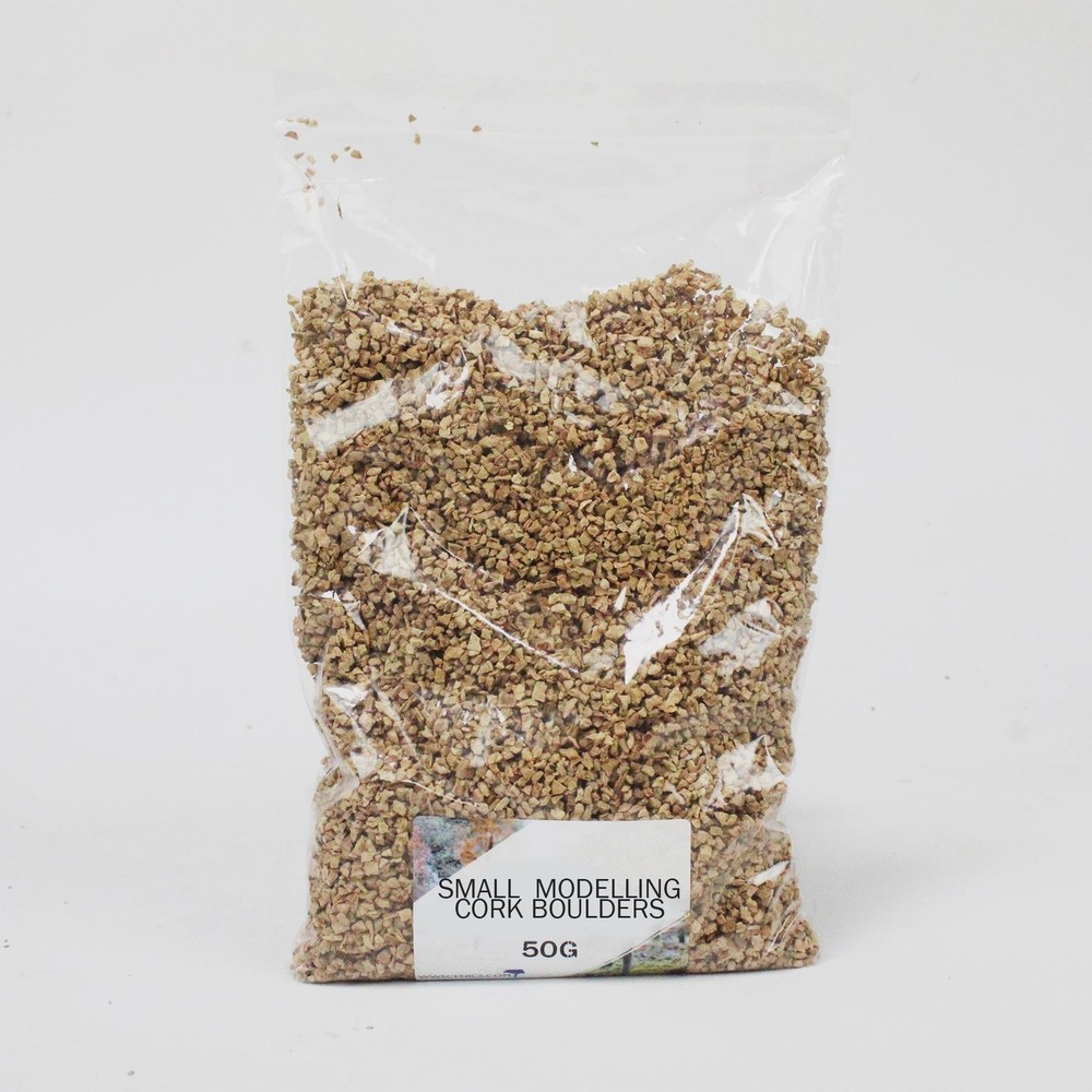 Small Modelling Cork Boulders | Wargame Scenery & Basing Material