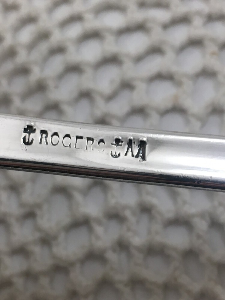 Rogers OPAL International Silver Plate Solid Soup Ladle