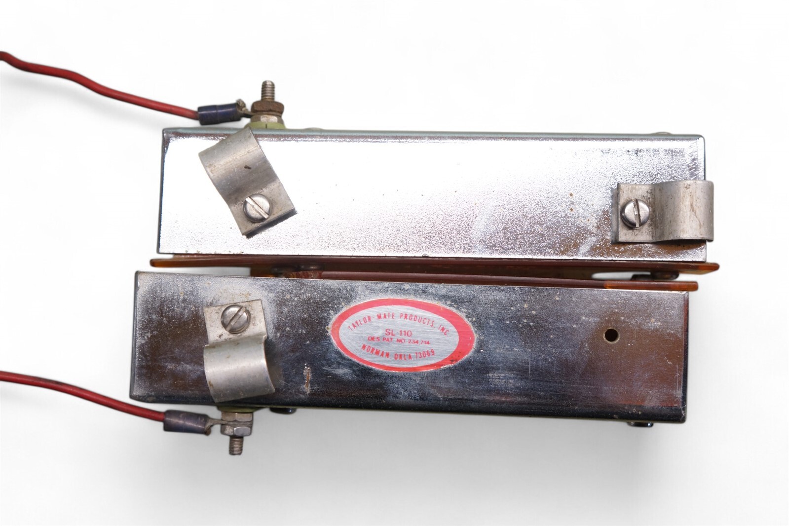 Vintage Harley Panhead Knucklehead Taylor Mate Saddlebag Lights *TZ38