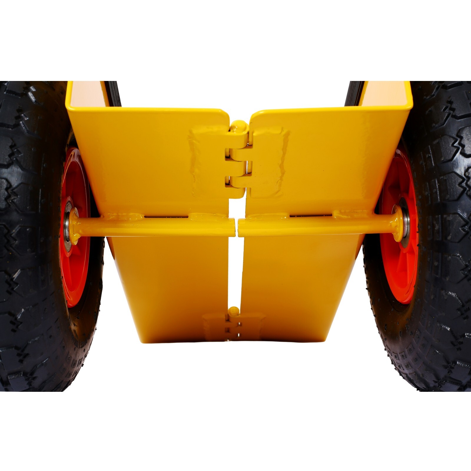 Heavy Duty Panel Dolly Slab Dolly Cart w/ Handle & 10" Peneumatic Tires Wheels