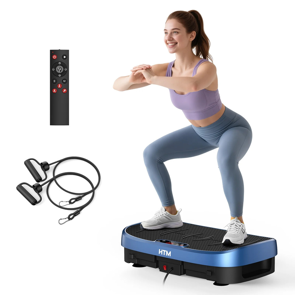 Vibration Plate Exercise Machine 120 Speed Levels, 5 Program Modes, Full Body Wo