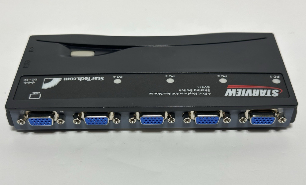 STARTECH Starview 4-Port Keyboard/Video/Mouse Sharing Switch SV411 CBEDE8CEA73