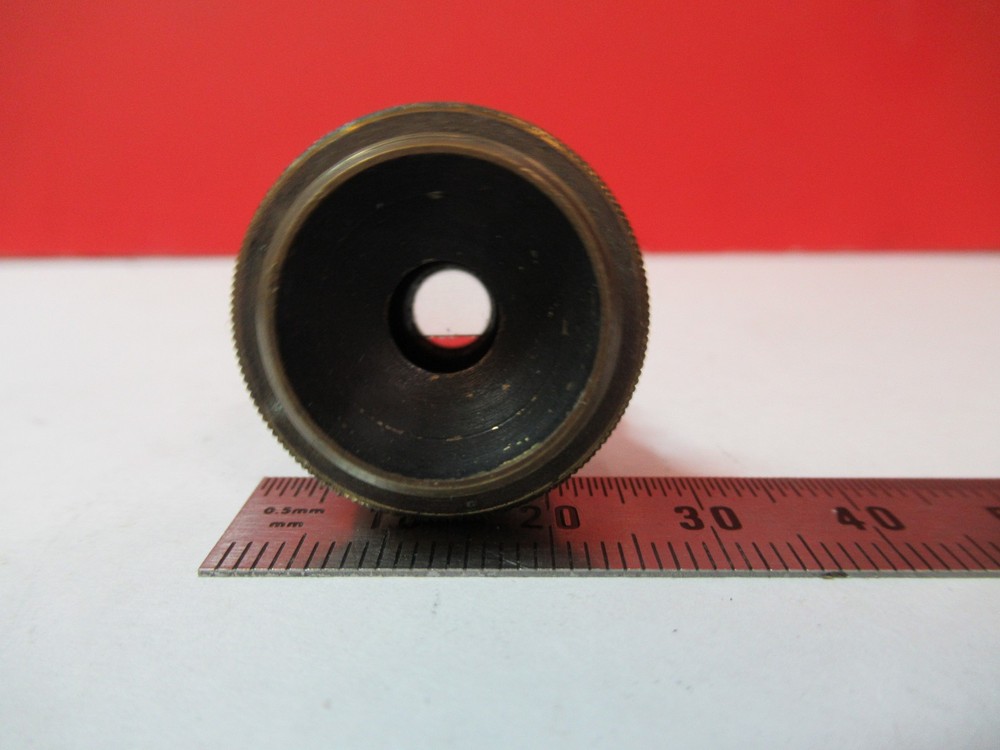 ZEISS GERMANY "3" BRASS OBJECTIVE MICROSCOPE PART AS PICTURED X7-B-56