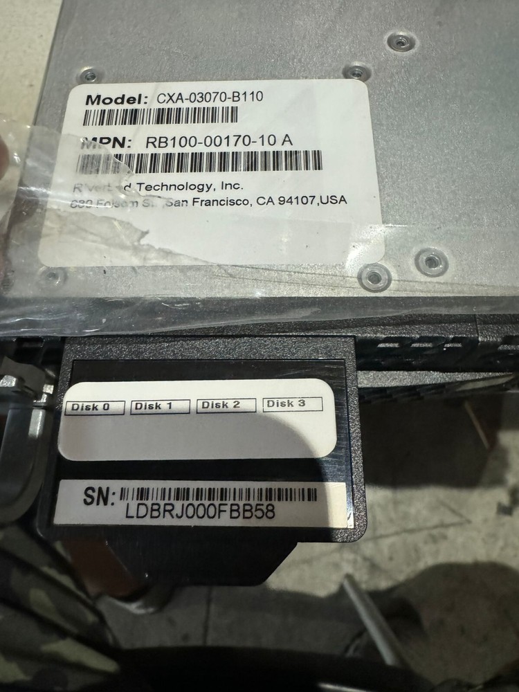 Riverbed Steelhead CXA-03070-B010 Application Accelerator