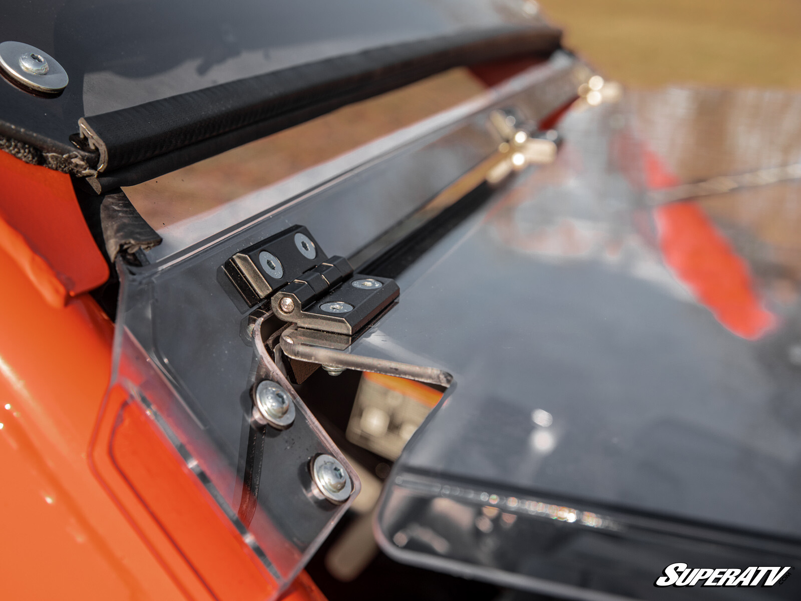 SuperATV Scratch Resistant Flip Windshield for Polaris RZR PRO R 4 (2022+)