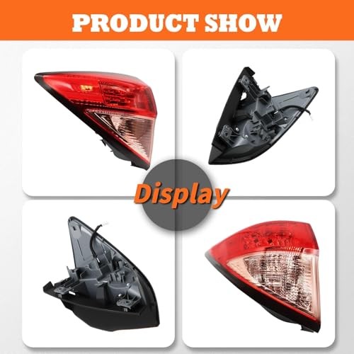 Driver Side Outer Tail Light Red Compatible with HRV HR-V 2016 2017 2018 Left