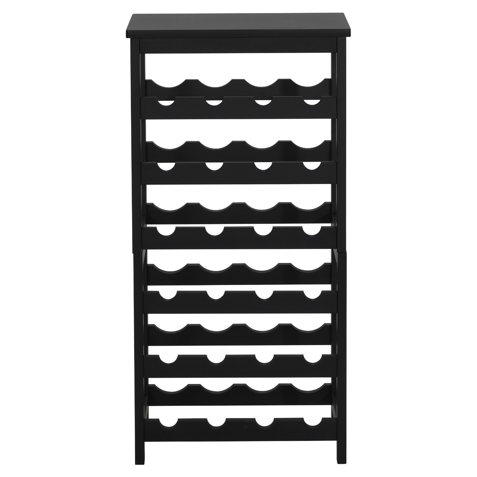VEVOR 24 Bottle Wine Rack Freestanding Floor Display Storage Shelves 6-Tier