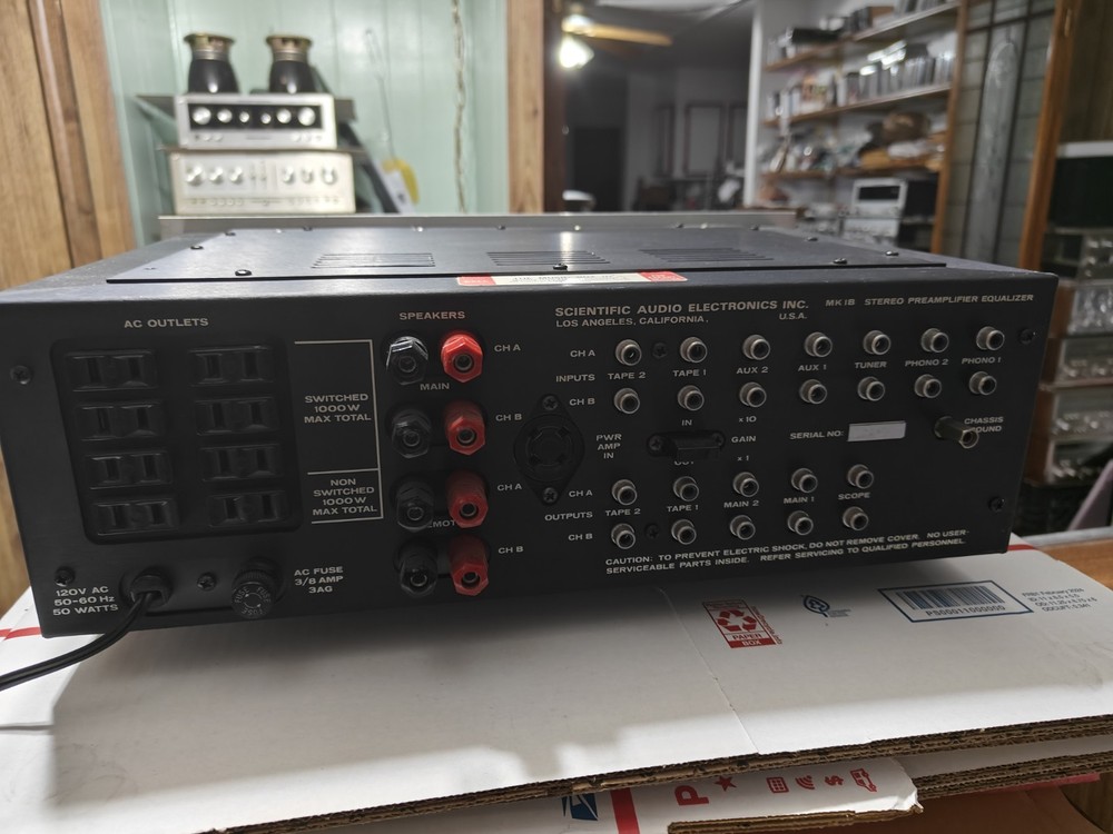 SAE MK 1B PREAMPLIFIER (SCIENTIFIC AUDIO ELEGTRONICS )