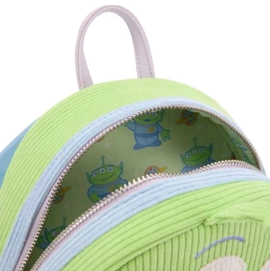 Disney Parks Loungefly Toy Story Alien Pastel Corduroy Pixar Backpack Easter