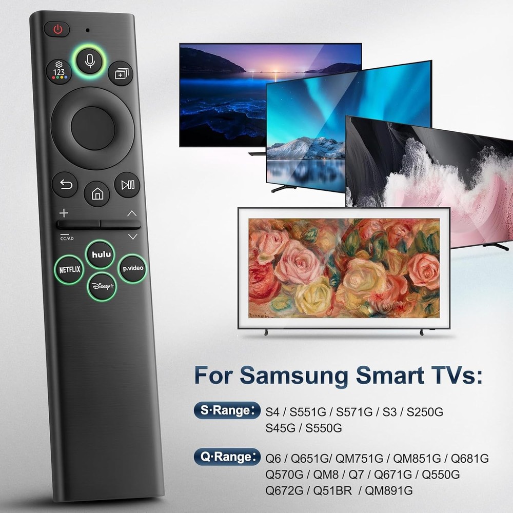 for Samsung-Smart-TV-Remote-Control-Replacement,Universal Remote Black