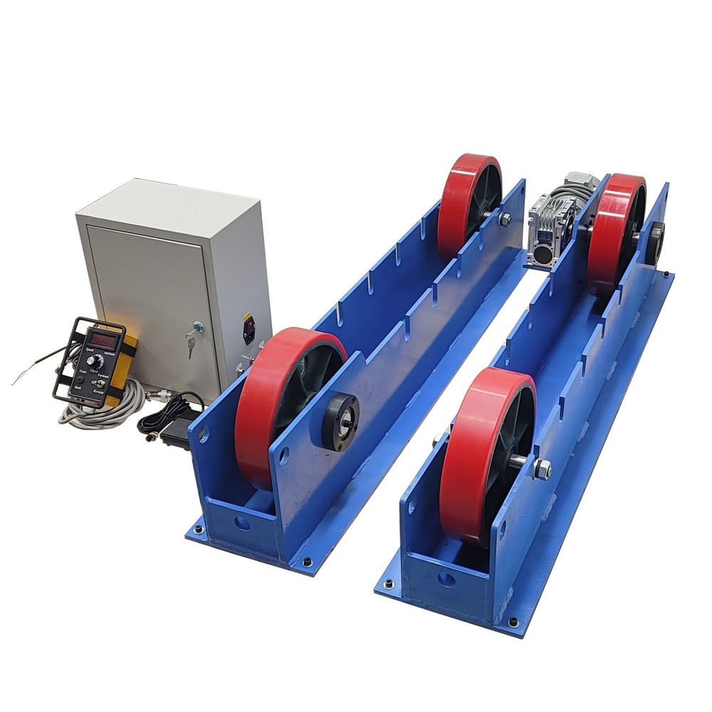 220V 3-Ton Digital Display Line-control Welding Turning Roller Welding Bench