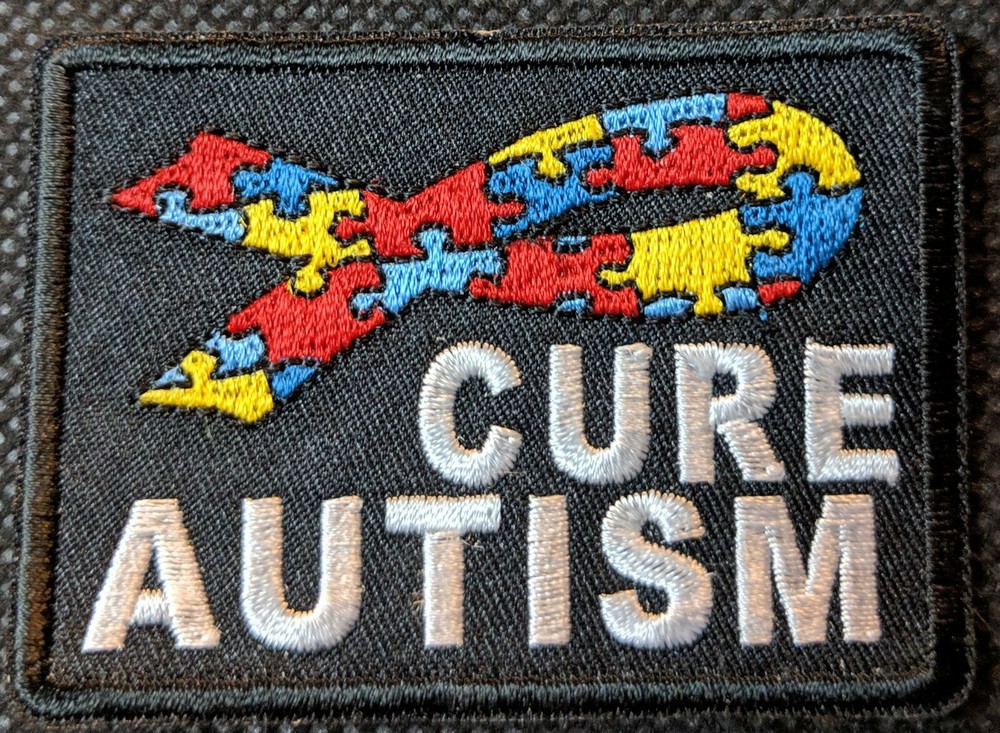 Cure Autism Motorcycle Patch Biker Patch