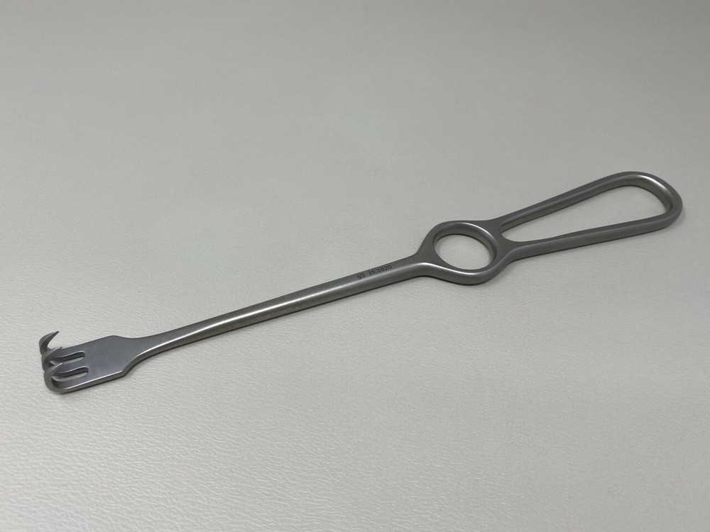 gSource 36.3620 Volkmann Retractor, 3 Prongs Sharp, 8.5" Length