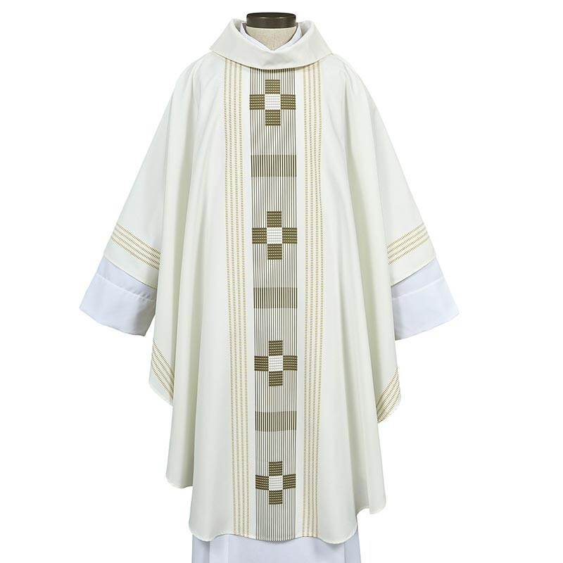 White Trevi Collection Chasuble