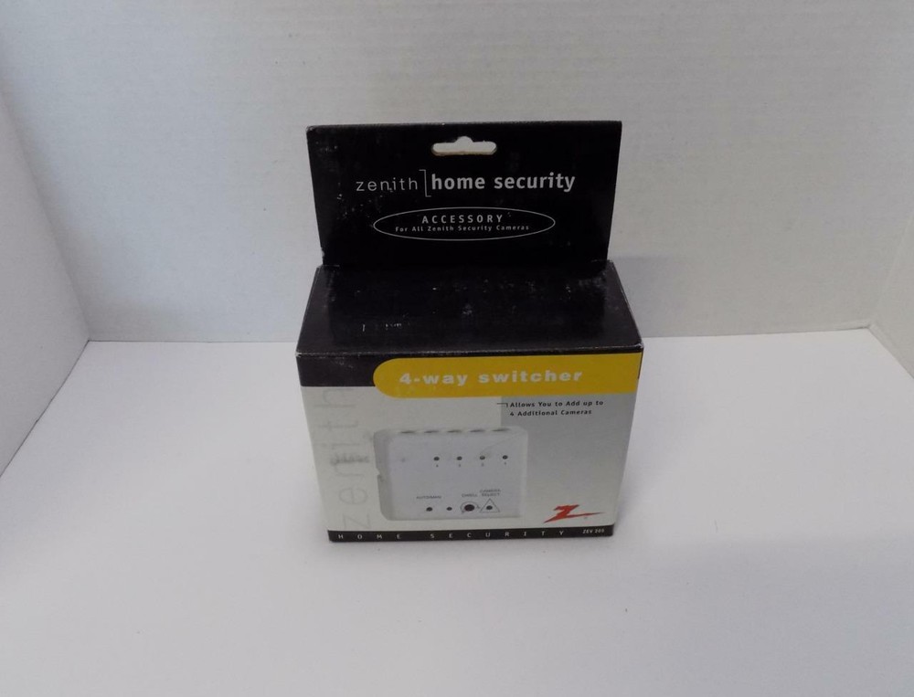 Zenith Home Security ZEV205 4 Way Video Switcher