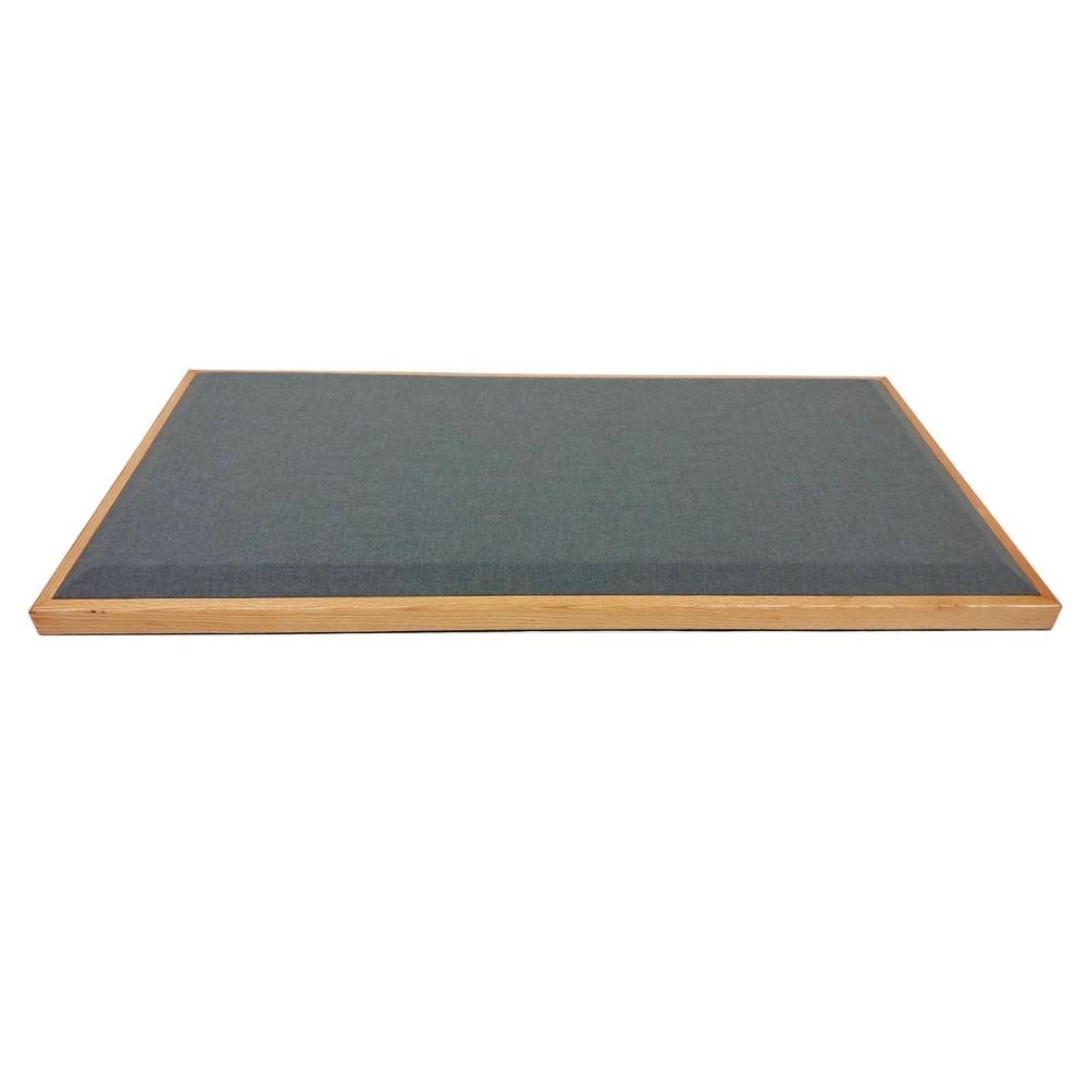 ASC 24" x 48" Matrix Panel (Flannel) - Oak Frame Acoustic Panel - #26-016