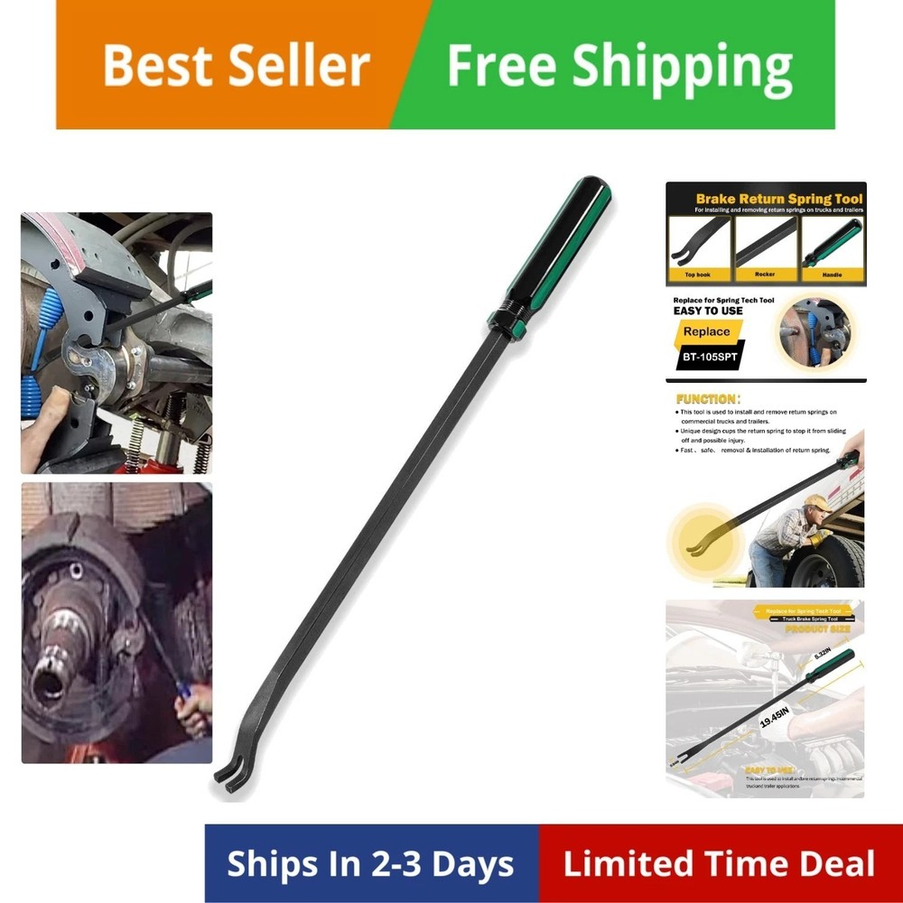 Brake Return Spring Tool/Truck Brake Spring Tool Fits for Install and Remove ...