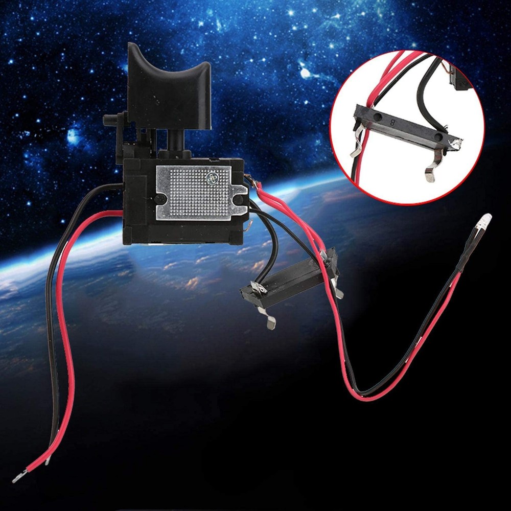 Electric Drill Switch, Cordless Drill Trigger Switch, 7.2V-24V Lithium Batter...