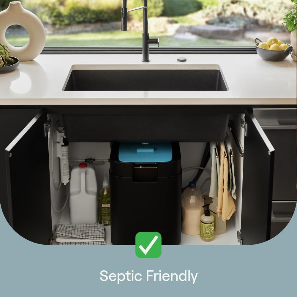 Sepura World's First Septic-Safe Composting Garbage Disposal W/ Continuous Feed