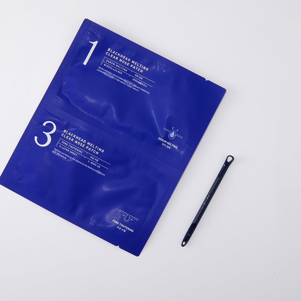 Mediheal Blackhead Melting Clear Nose Patch 4 Pack - 3 Step Pore Sheets