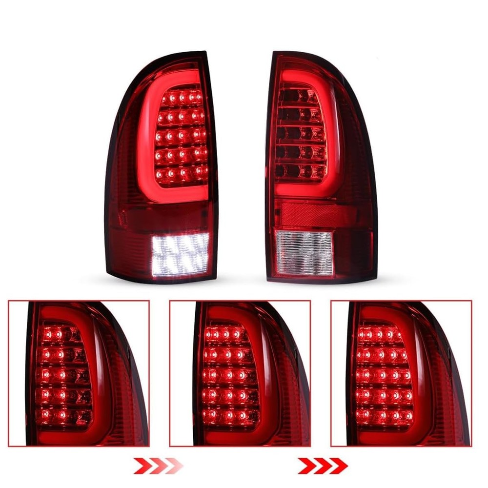 Sequential Tail Lights Tacoma 2005-2015 Red Lens