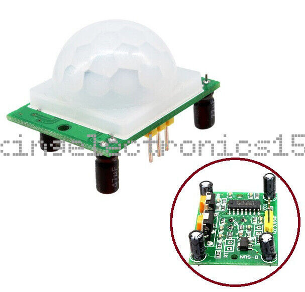 5PCS IR Pyroelectric Infrared IR PIR Motion Sensor Detector Module HC-SR501