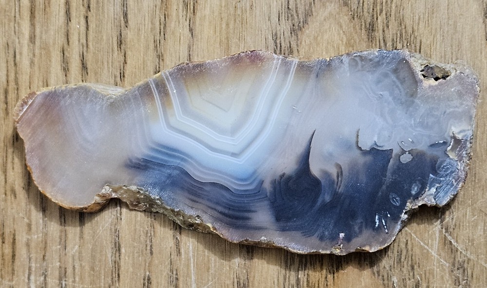Agate Lapidary Slab Locality Unknown 25 Grams