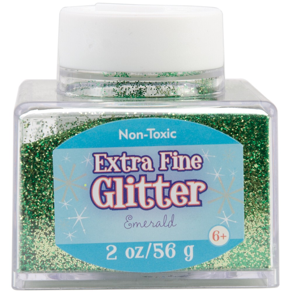 Sulyn Extra Fine Glitter 2oz-Emerald - 4 Pack