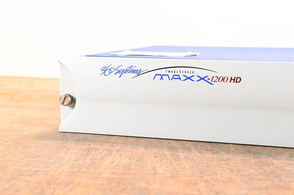 360 Systems MAXX-1200HD High Definition Broadcast Server CG01GA8