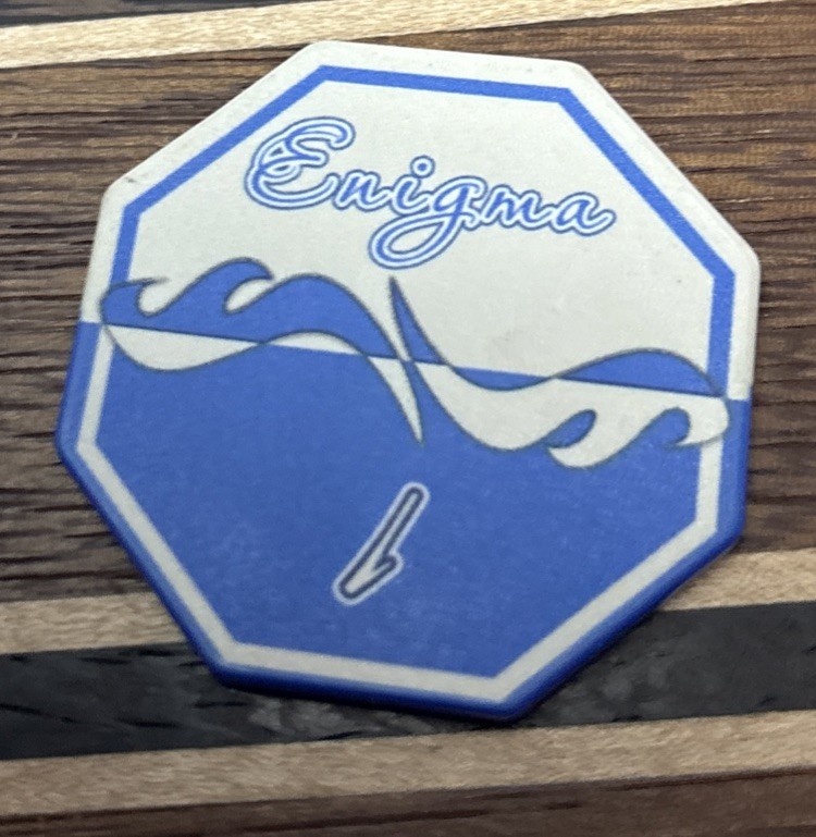 Personal Casino Chip Sample Advertising Enigma 1