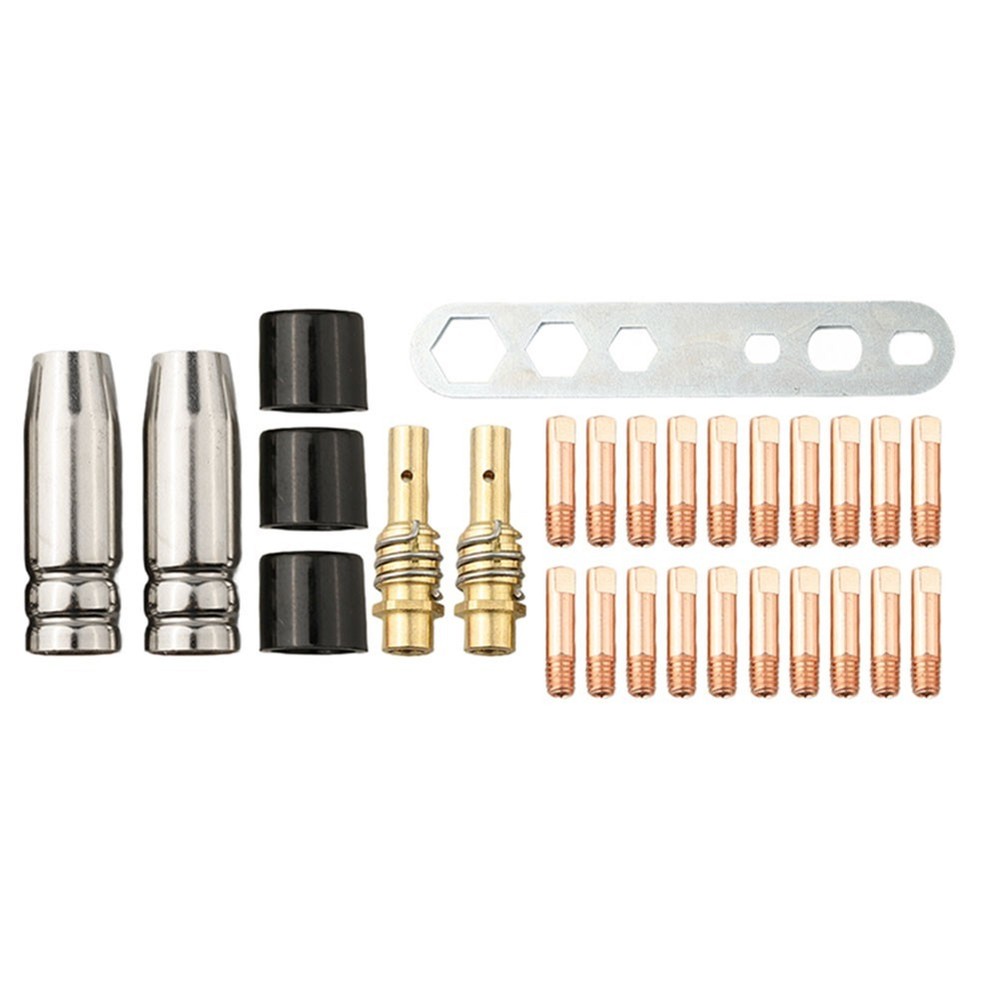 Welding Nozzle Set 27PCS for MB15AK Includes Essentials for MIG Welding