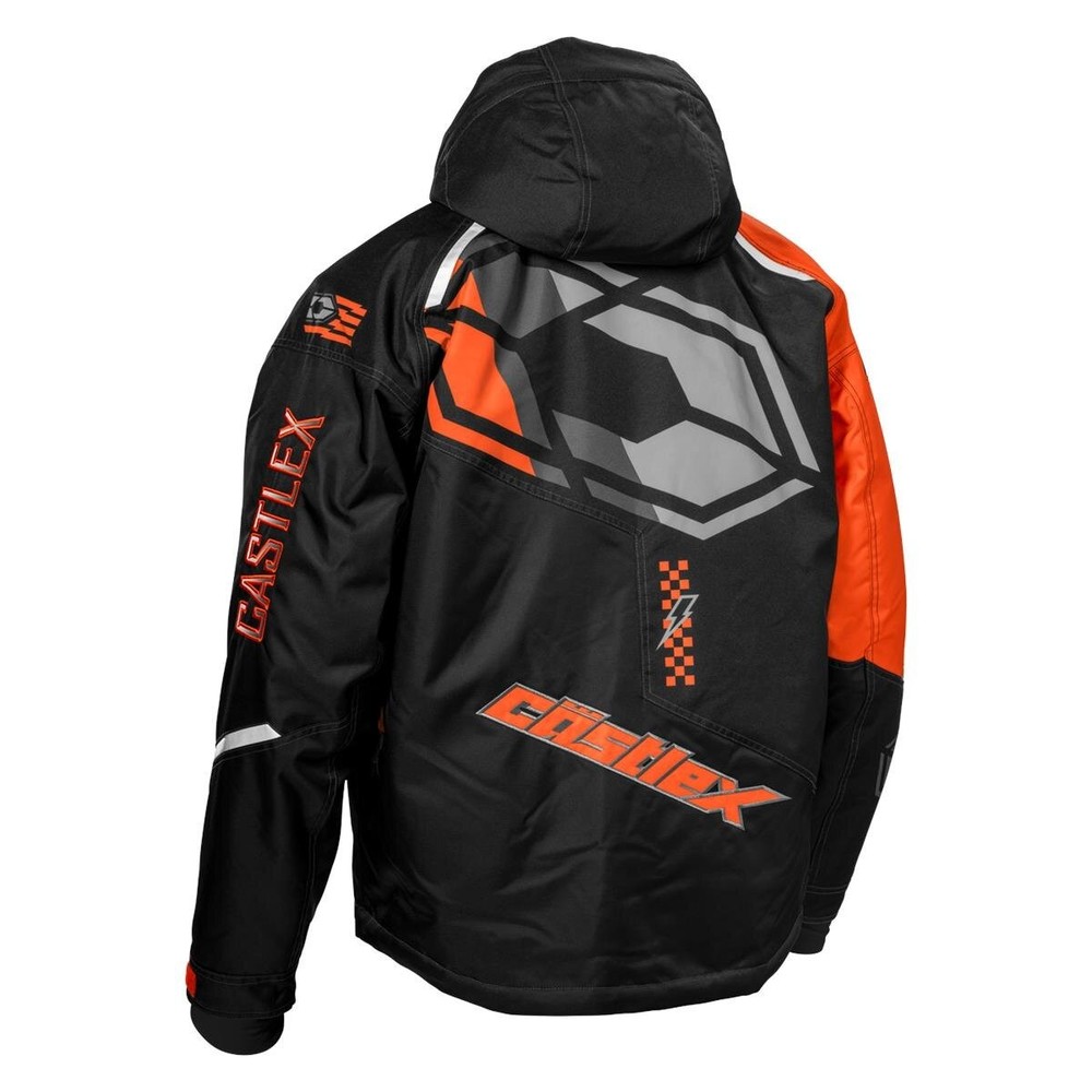 Castle X Black/Orange Code G5 Jacket 3455307XXL