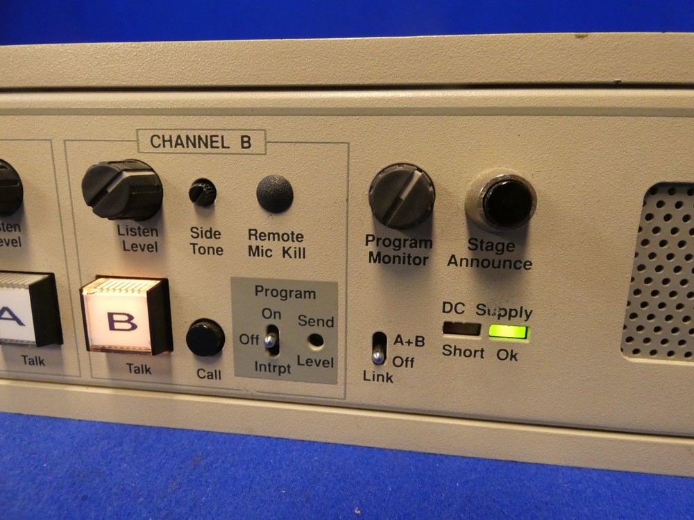 ClearCom MS-222 2-Channel Main Station (no mic)