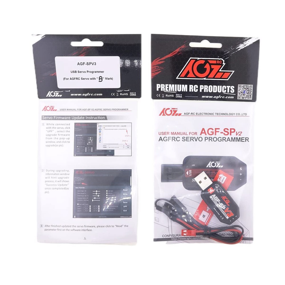 AGFRC USB Servo Programmer Card for AGFRC Servos with Programmable MarkedAGF-...