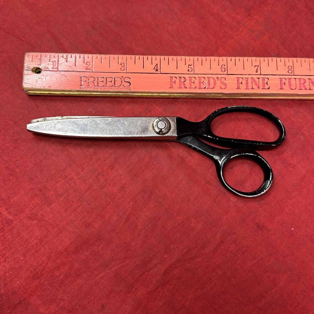 Vintage WISS MODEL CB7 USA PINKING SHEARS SCISSORS Zig Zag Pattern