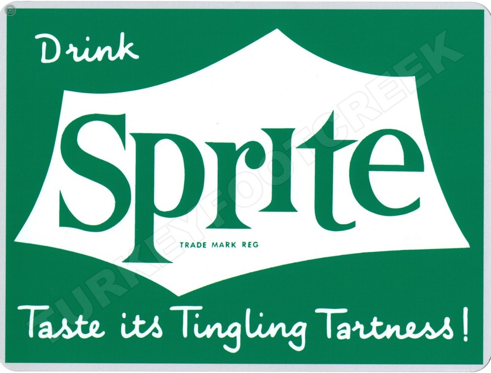 Sprite 9" x 12" Metal Sign
