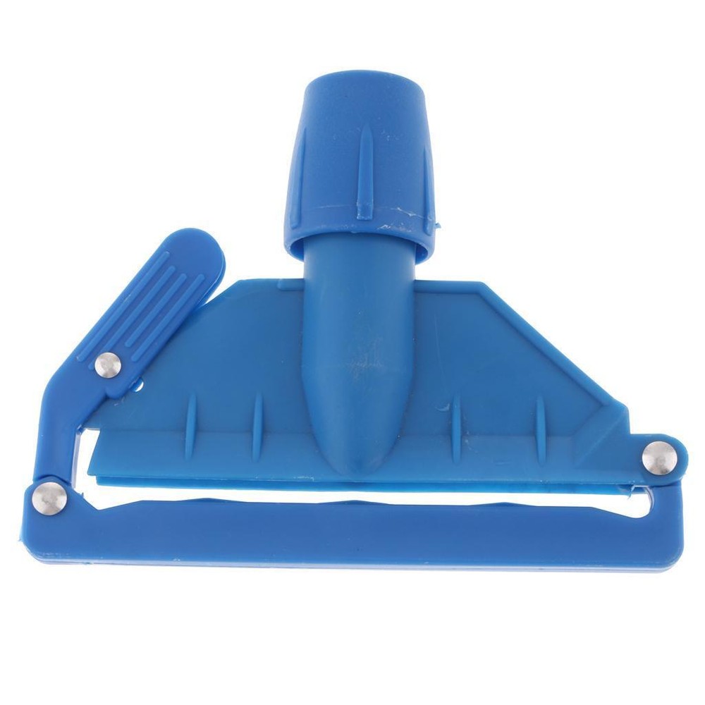 Cotton Mop Head Holder Clip Bracket Socket Mop Head Replacement Connector Blue
