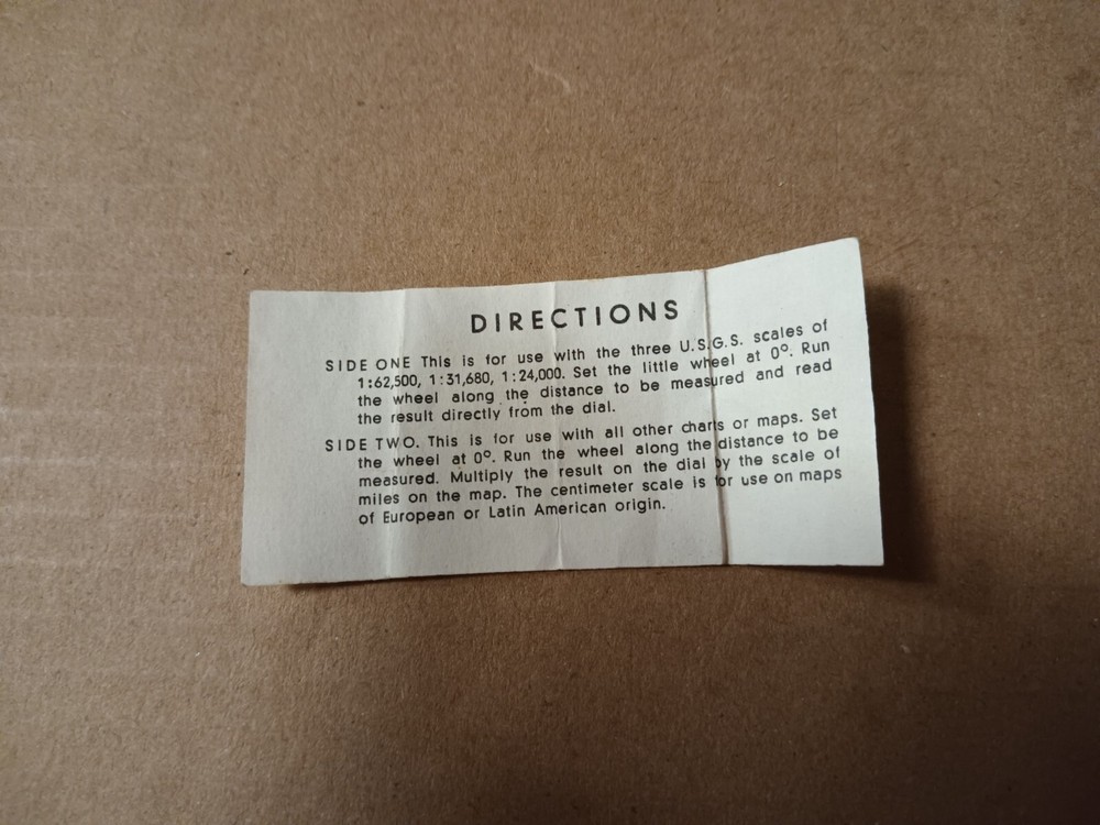 Vintage Rare Map Conversion Tool American MapCo Inc NYC Germany