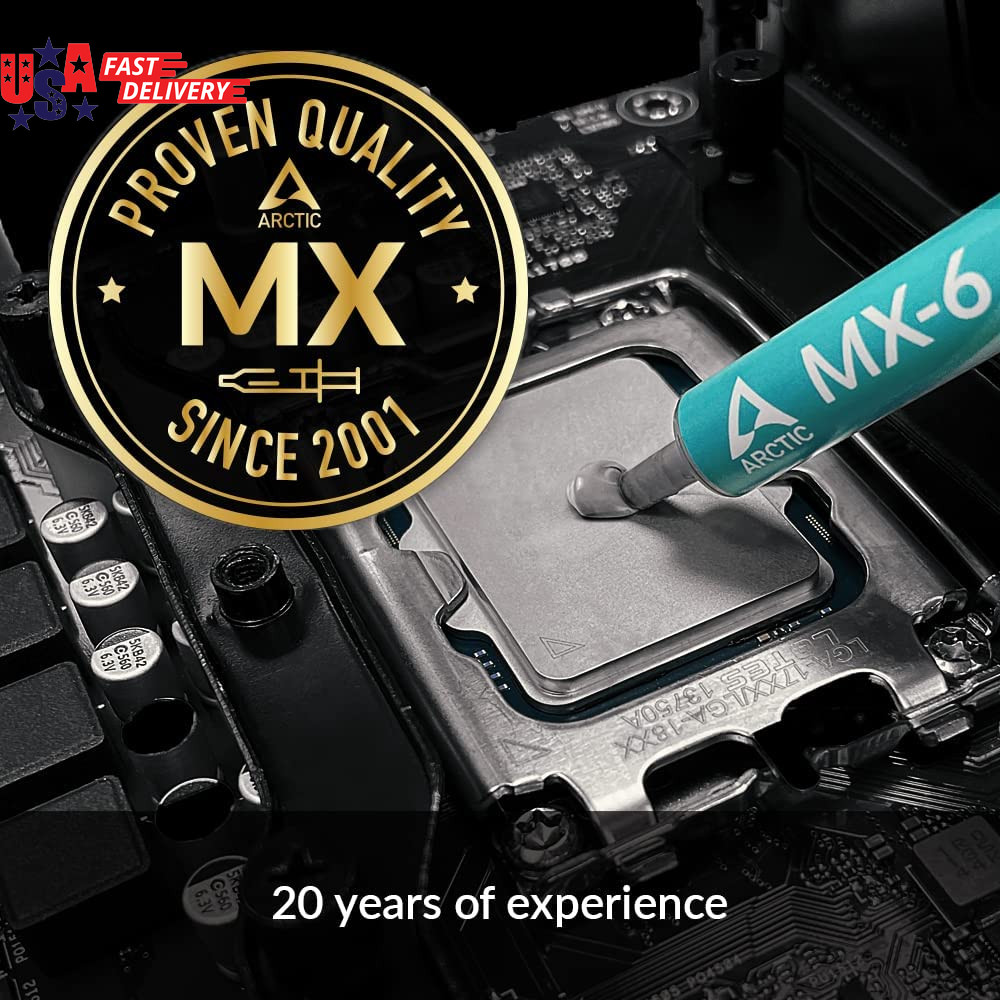 MX-6 (2 G) - Ultimate Performance Thermal Paste for CPU, Consoles, Graphics Card