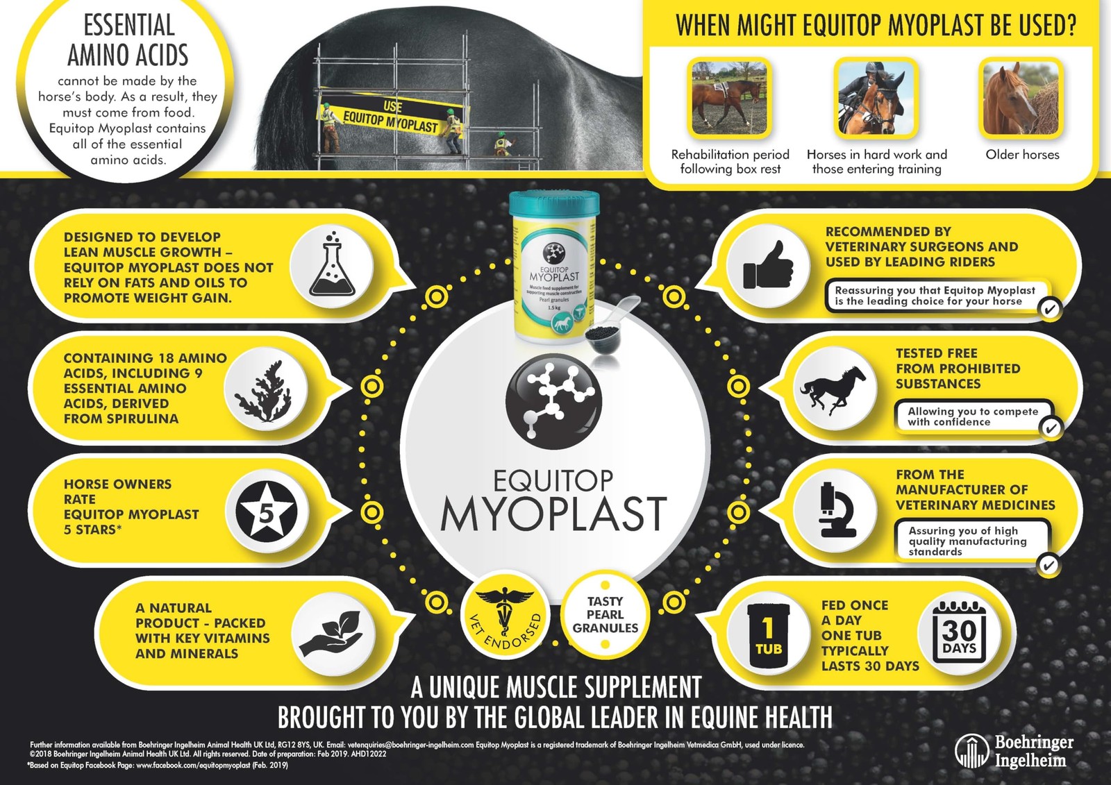 Myoplast Supplement for Horses 1.5kg