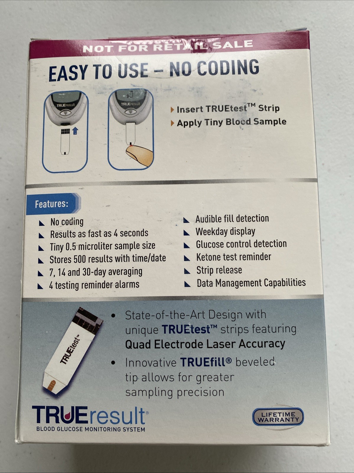 Blood Glucose Monitor System "True Result" Unopened Box READ DESCRIPTION