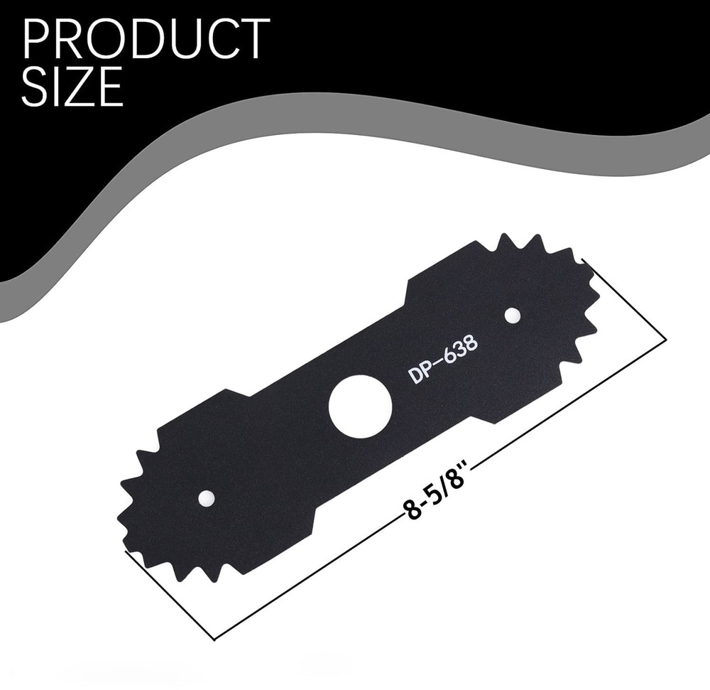 Edger Blade with Teeth Compatible with Ryobi