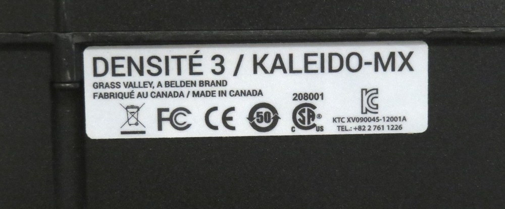 Belden GV Densité 3 Frame / KALEIDO MX * Responsive