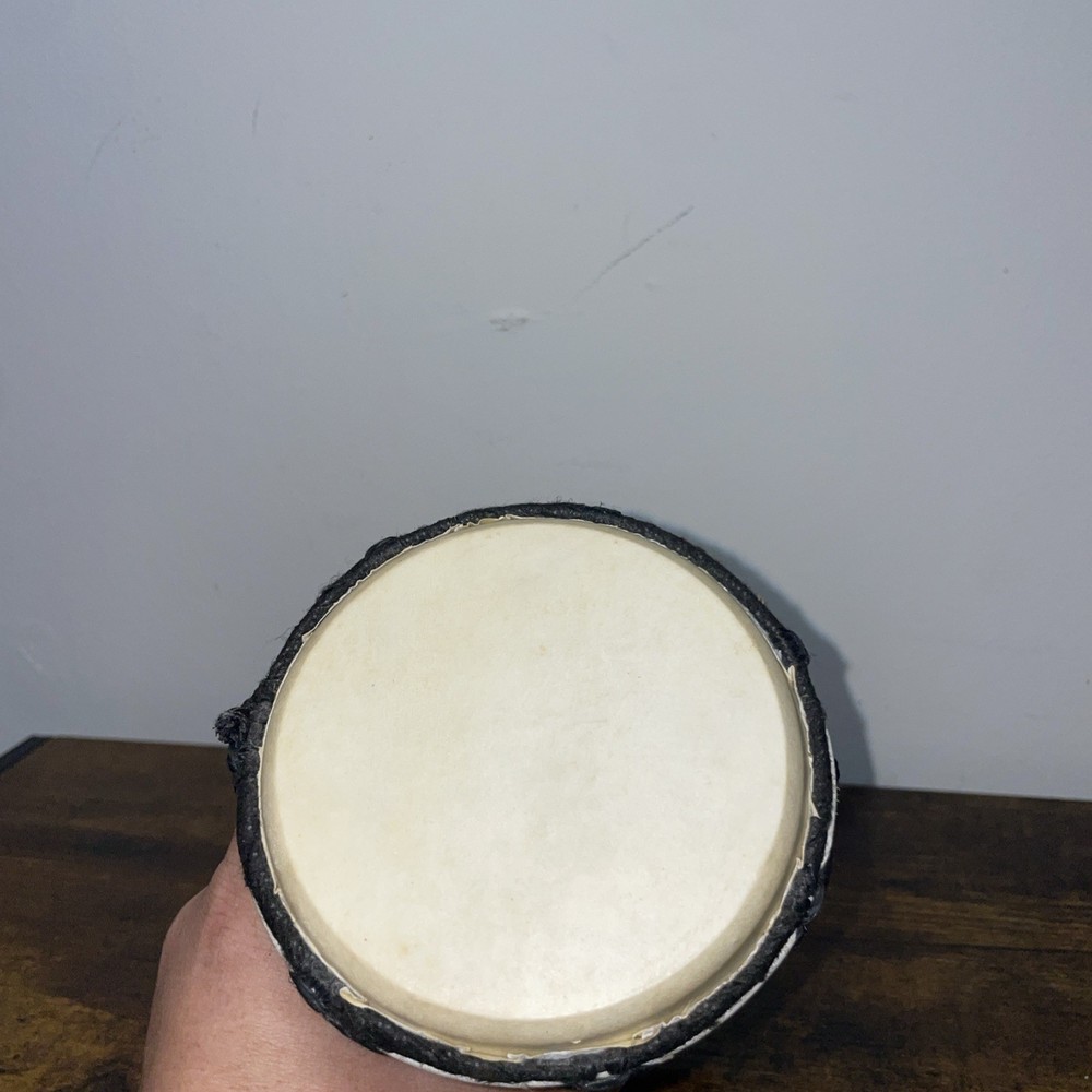 Djembe Hand Percussion Drum 6” Tall X 4”Diameter